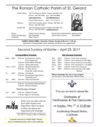 Second Sunday of Easter