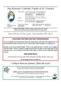 The Nativity of the Lord