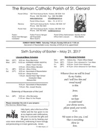 Sixth Sunday of Easter